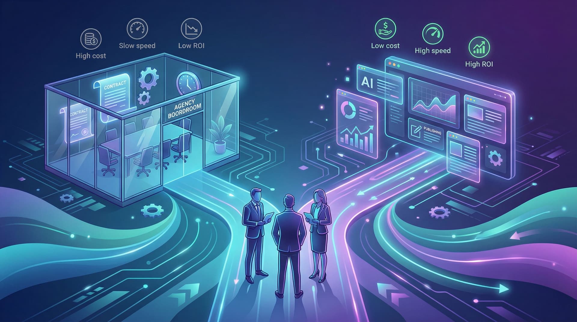 AI Blogging vs. Traditional Agencies: Cost, Speed, and ROI Compared