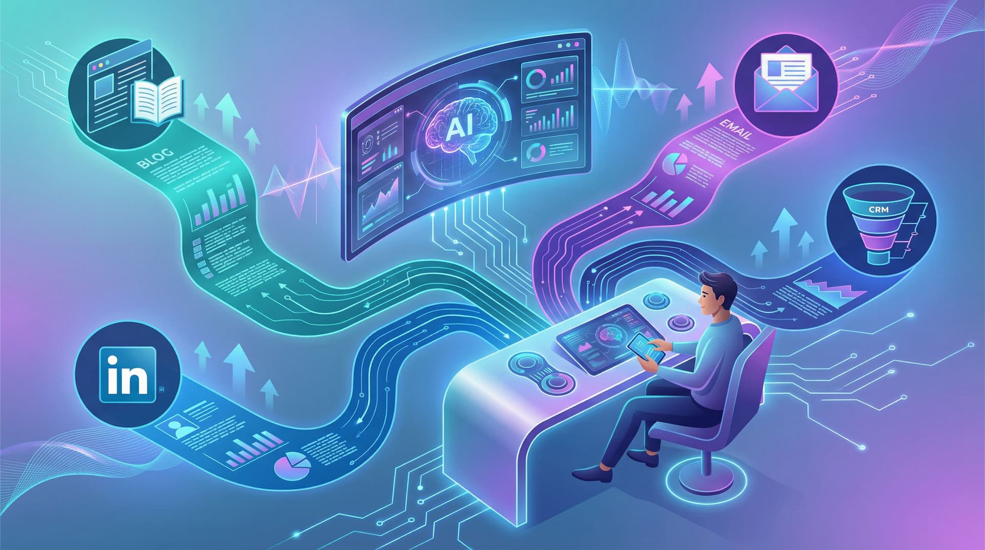 Beyond the Blog: Using AI-Generated Posts to Power LinkedIn, Newsletters, and Lead Nurture Sequences