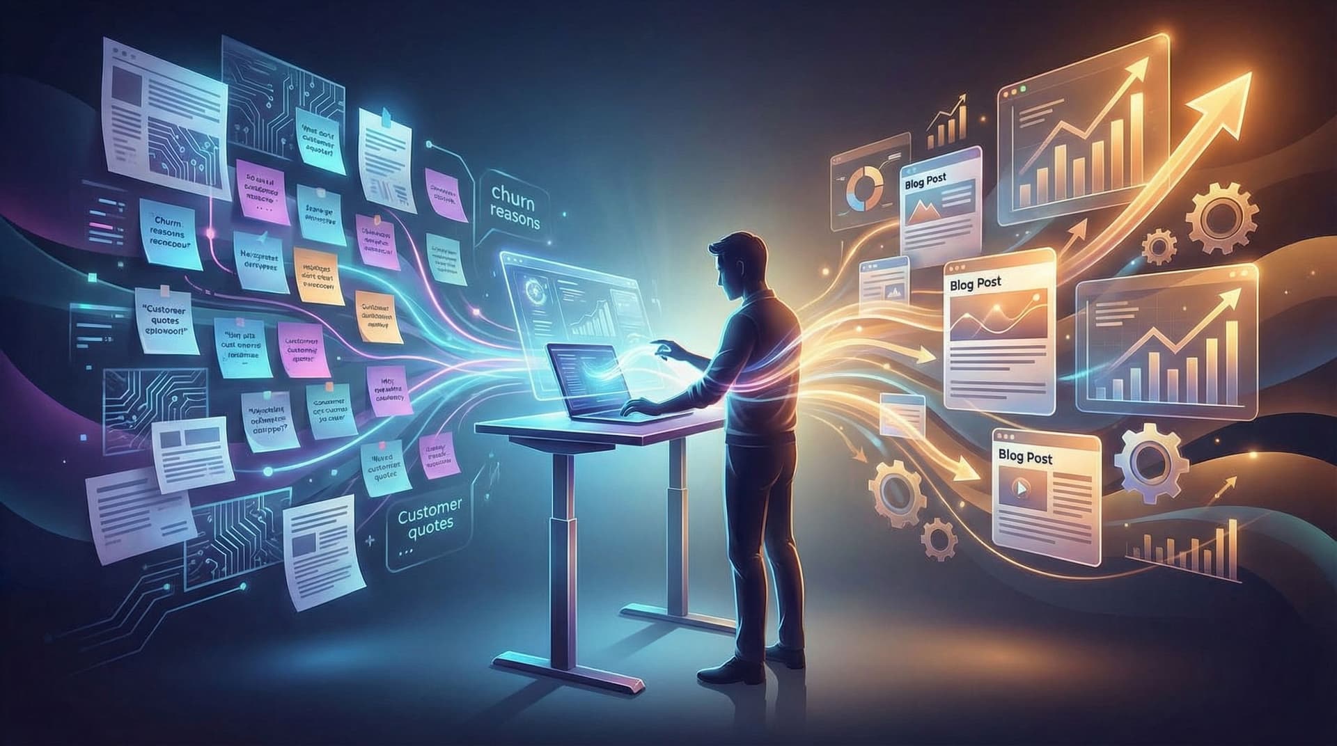 From Churned Customers to Winning Posts: Using AI to Turn Exit Interviews into SEO Content