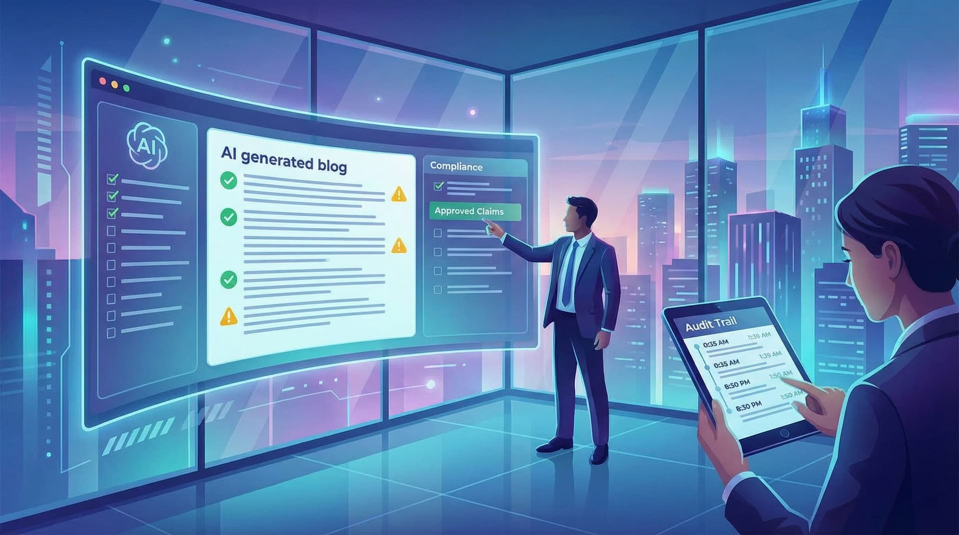 AI Blogging in Regulated Industries: Guardrails for Compliance-Ready Content at Scale