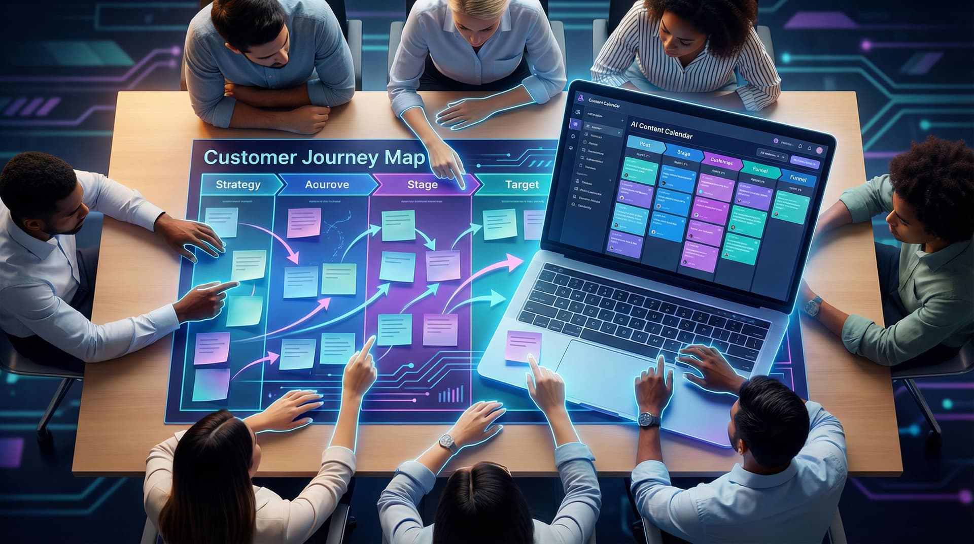 From Customer Journey Map to Content Map: Using AI to Turn Every Stage of Your Funnel into Blogg Topics