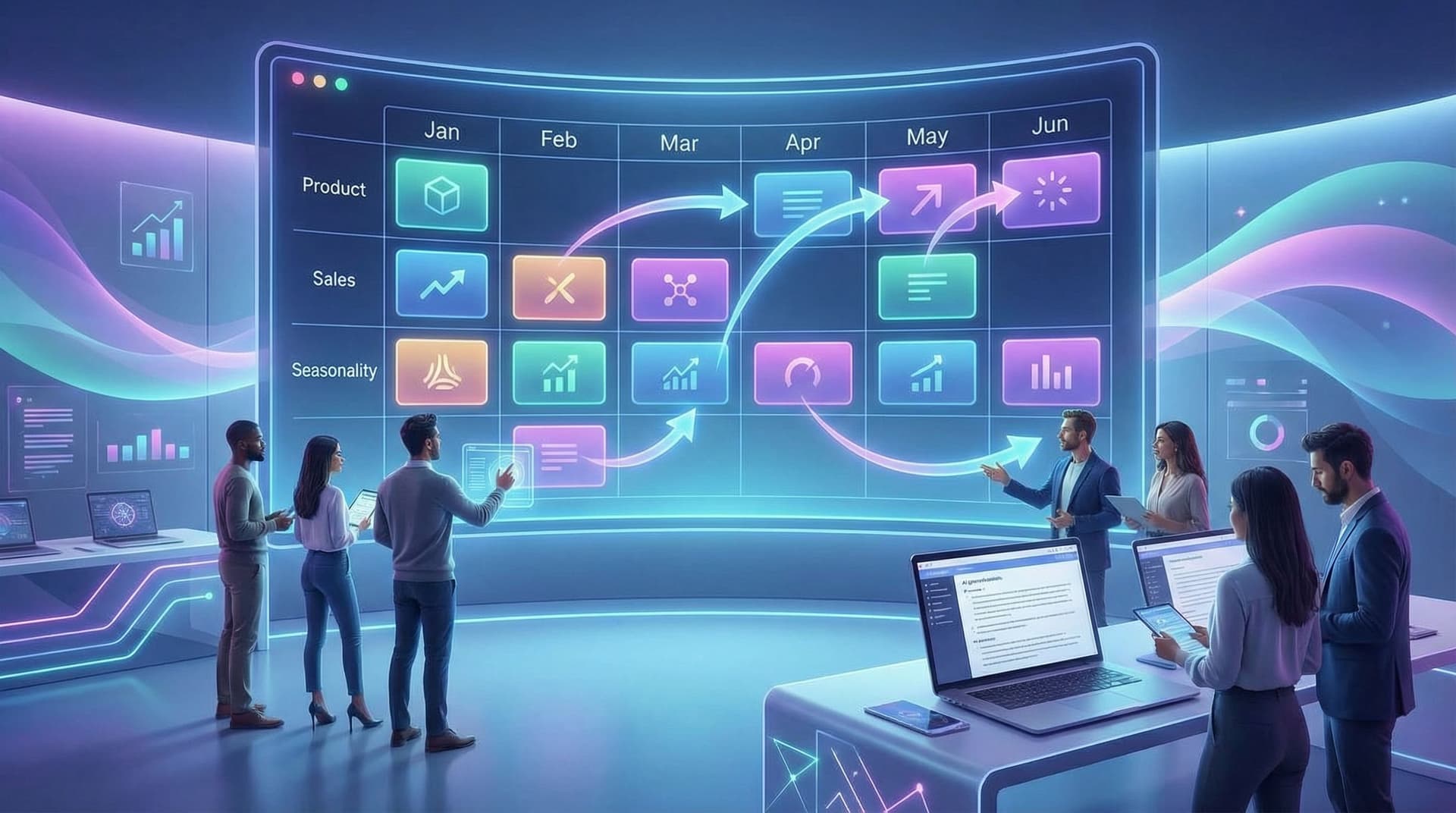 The ‘Momentum Map’: Planning 6 Months of AI Blog Content Around Product, Sales, and Seasonality