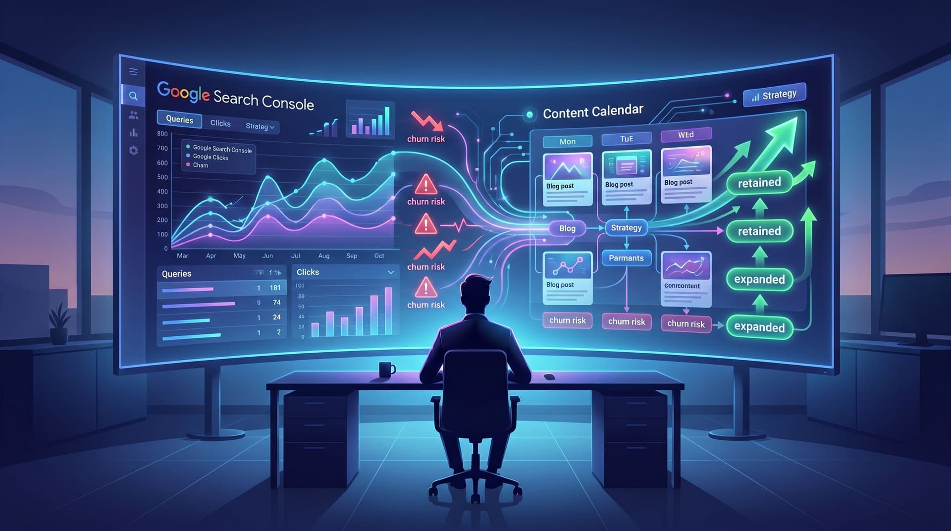 SaaS Churn Clues in Your Search Console: Using AI to Turn ‘Help Me’ Queries into Retention-Focused Blog Posts