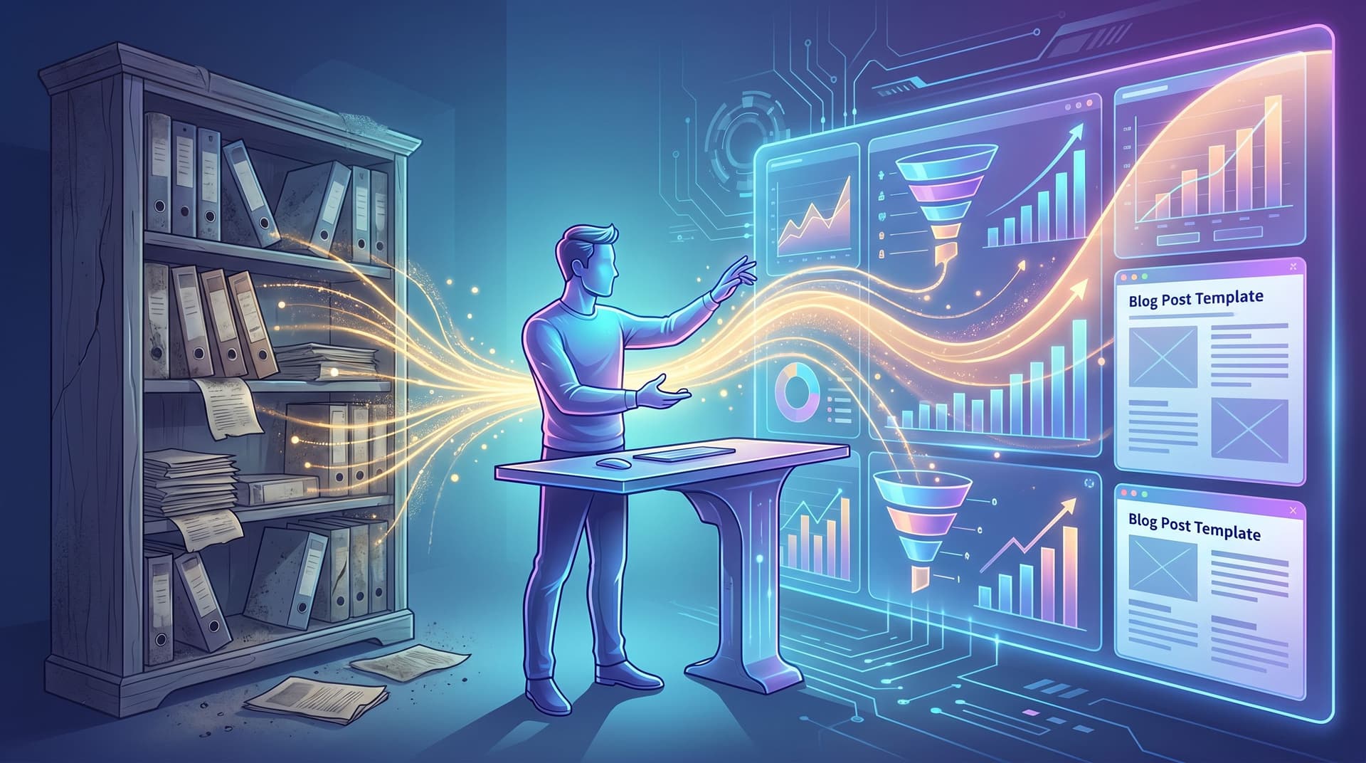 From Blog Dust to Deal Flow: Using AI to Turn Stale Posts into Revenue-Focused Refreshes