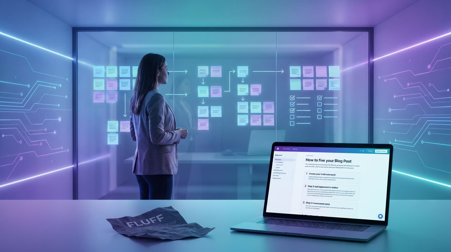 The ‘Anti-Fluff’ Framework: Prompting AI to Produce Tactical, Step-by-Step Posts Your Buyers Actually Bookmark