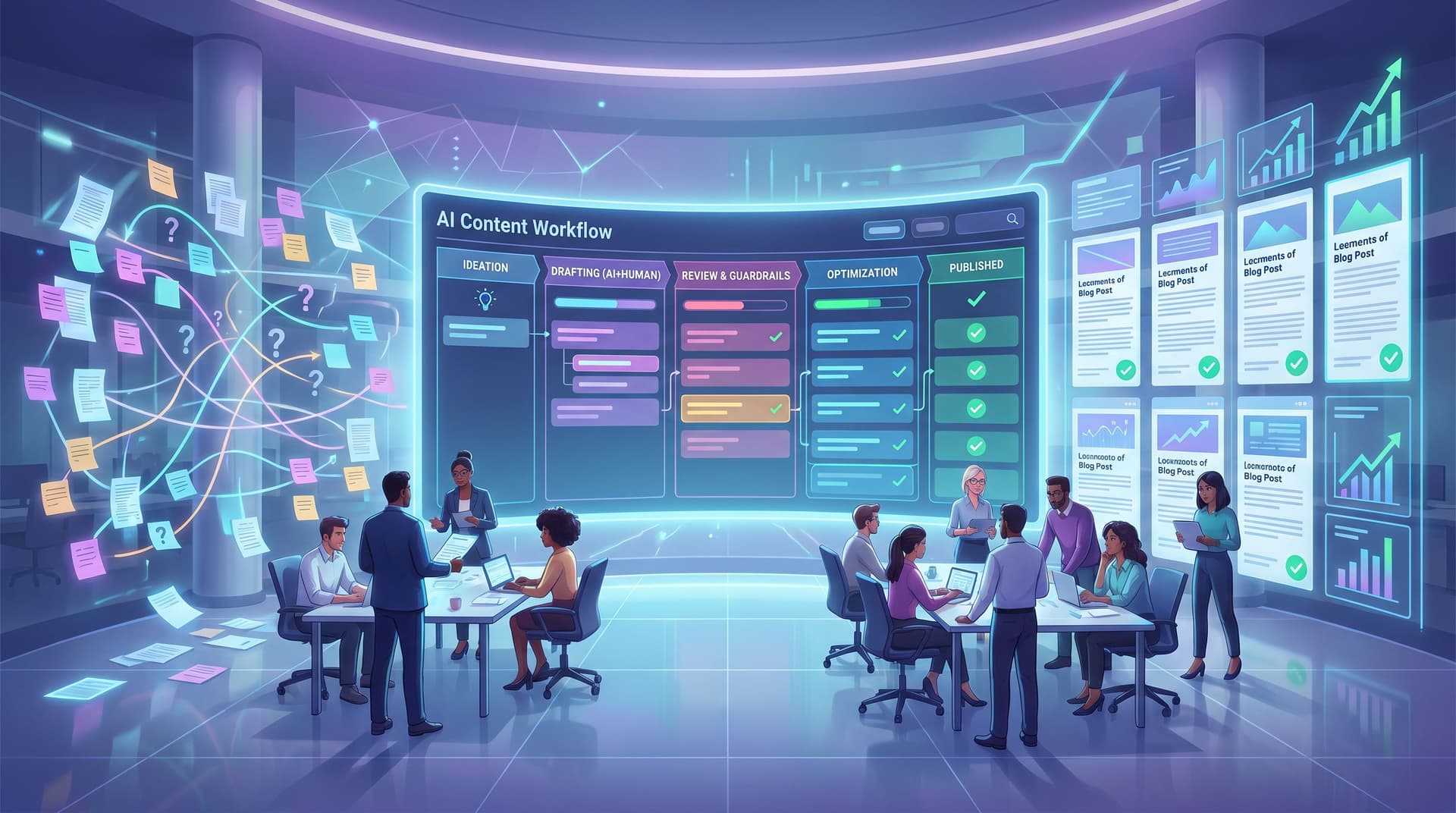 From Editorial Chaos to ‘AI Guardrails’: Designing Simple Rules So Multiple Teams Can Safely Use Blogg