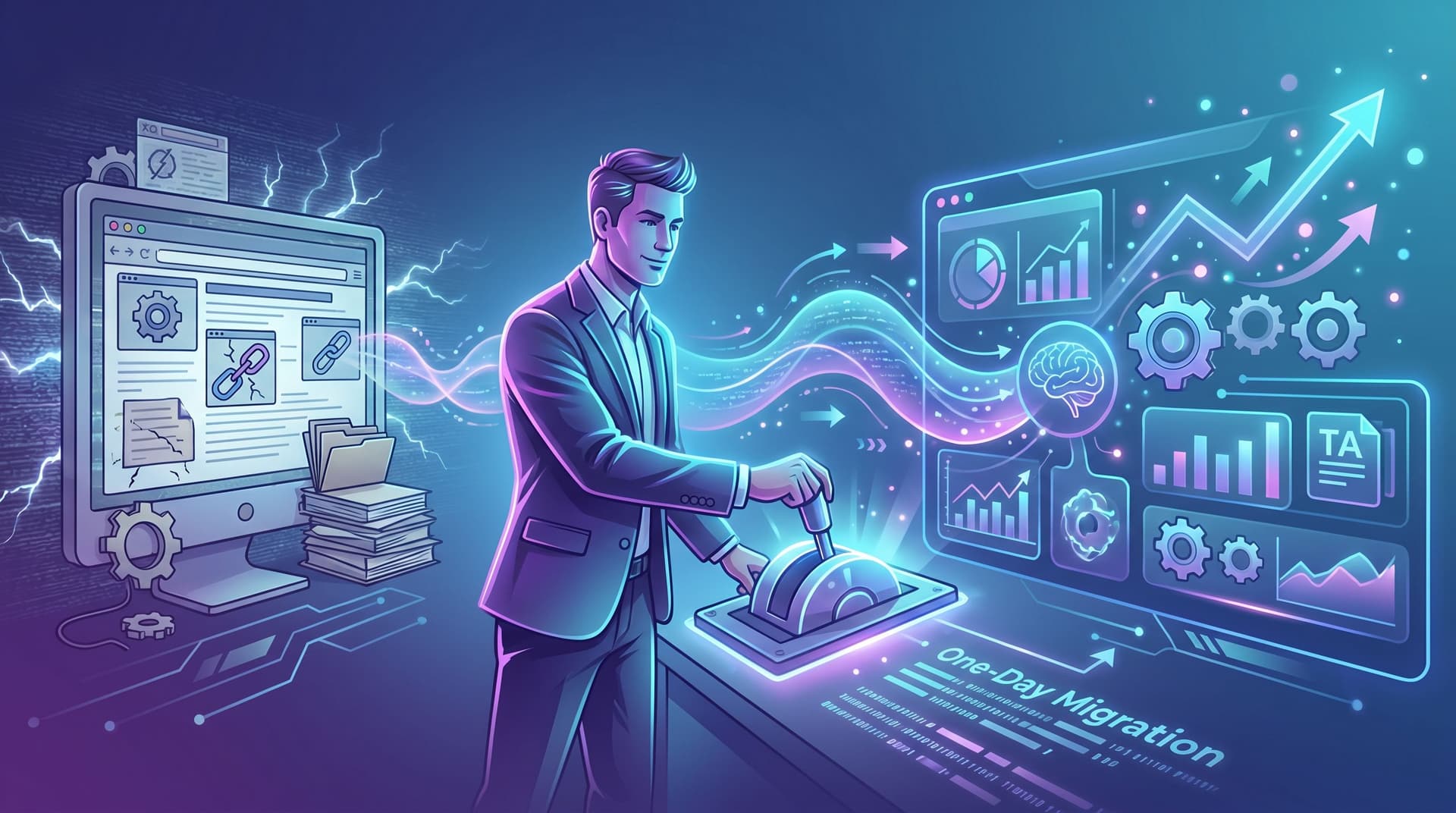 The ‘One-Day Migration’ Plan: Moving from a Stalled WordPress Blog to an AI-Powered Blogg Engine