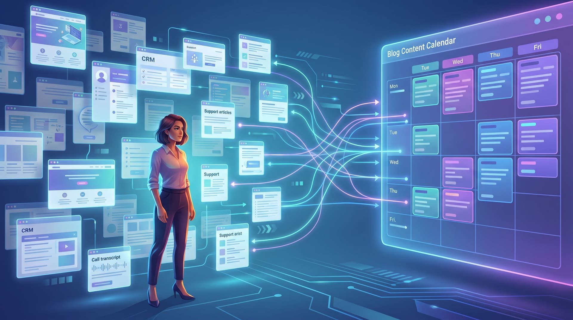 The ‘Promptless Blog’ Experiment: Letting AI Mine Your Site, CRM, and Docs for a Month of Posts