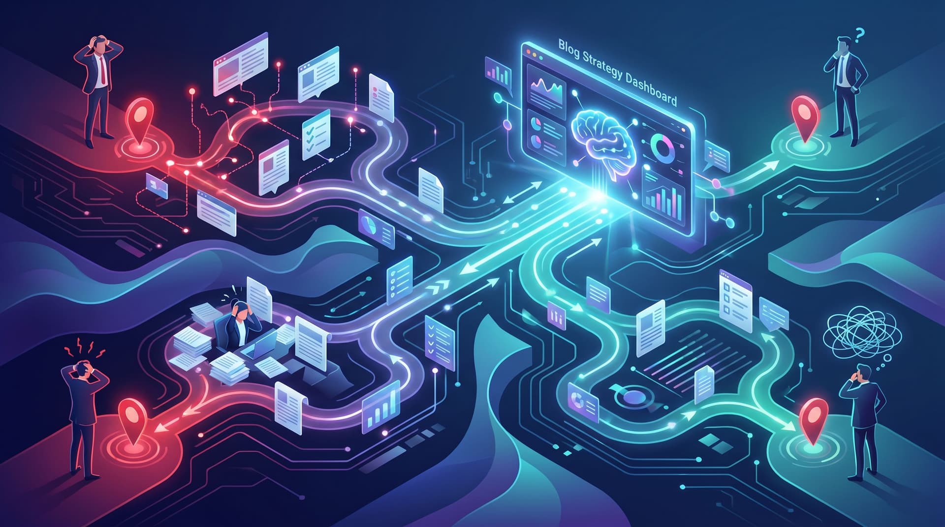 From ICP Pain Points to ‘Problem Paths’: Using AI to Design Blog Series That Guide Buyers to Your Product