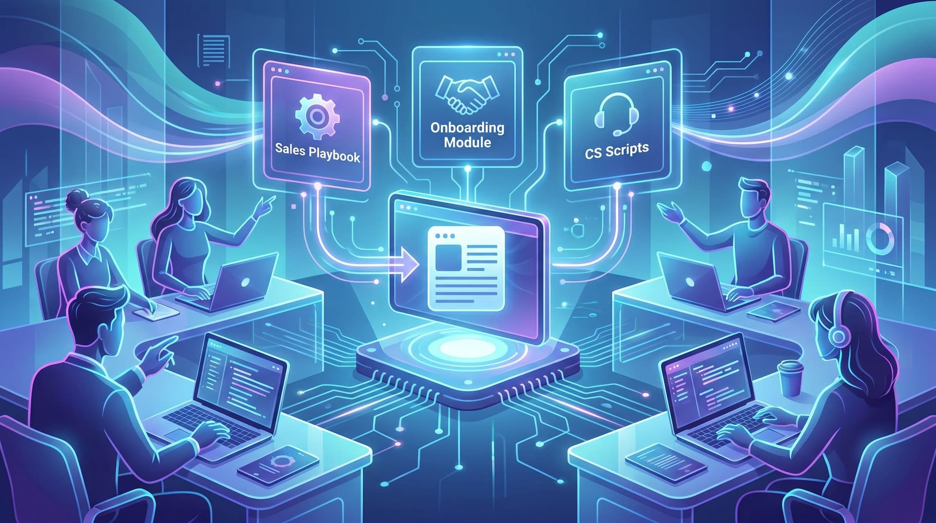 From Blog Post to Playbook: Using AI to Turn Every Article into Internal Sales and Success Training Material